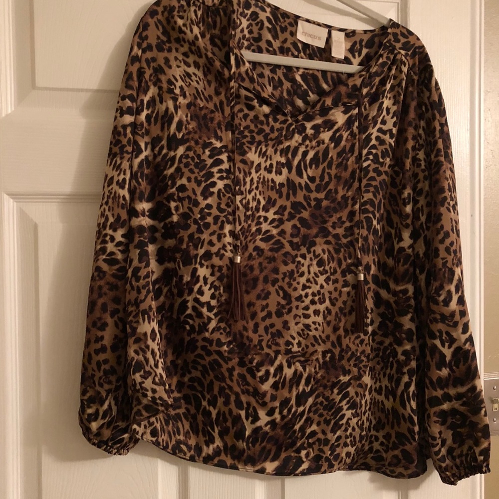 Cheetah blouse